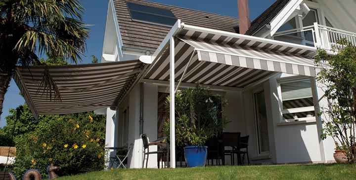 Protections solaires : stores, brises soleil, pergola